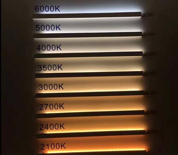 What are the color temperatures of LED lights?