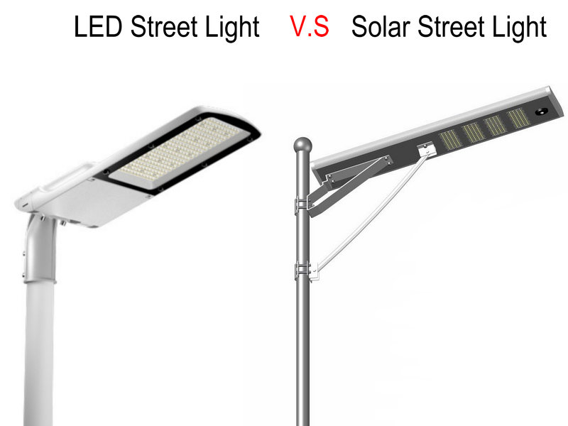 Which is more favored in the market, LED street lights or solar street lights?