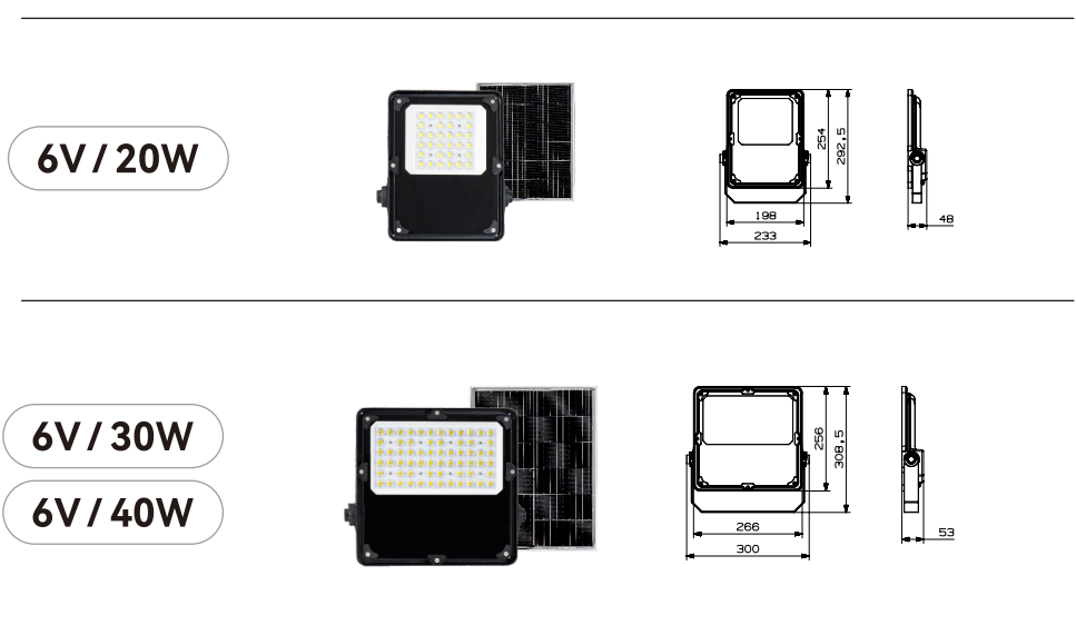 solar led flood light