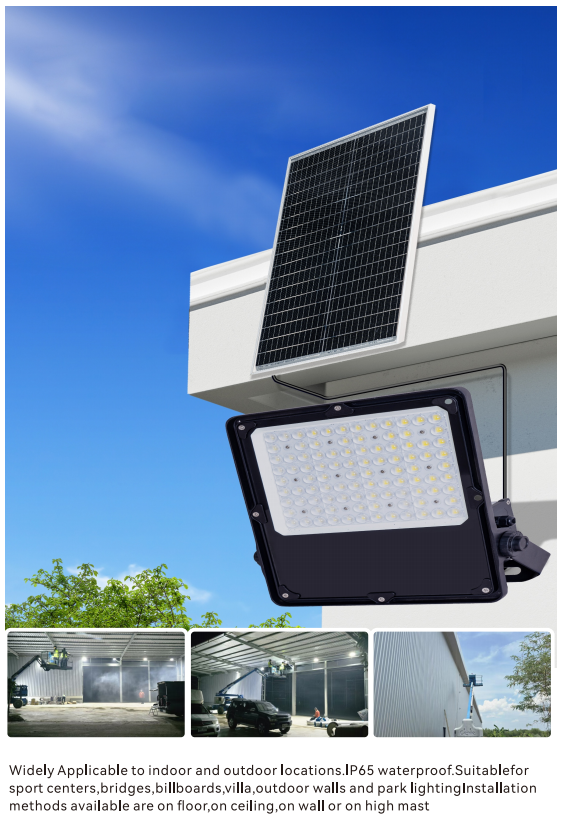 solar led flood light